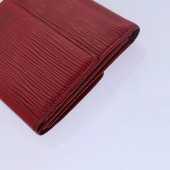 authenticity guaranteed LOUIS VUITTON Epi Wallet 9Set Red Yellow black - Picture 11 of 16